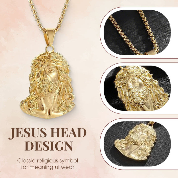 ✝️Beste gave✨Jesushode-anhengshalskjede