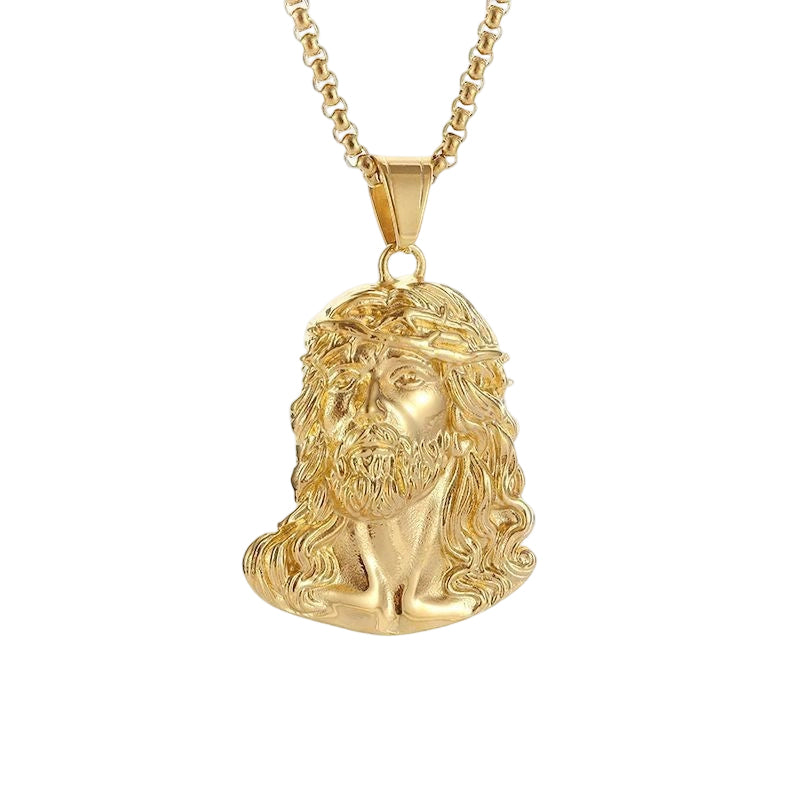 ✝️Best Gift✨Jesus Head Pendant Necklace