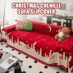 Christmas Chenille Sofa Slipcover