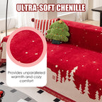 Christmas Chenille Sofa Slipcover