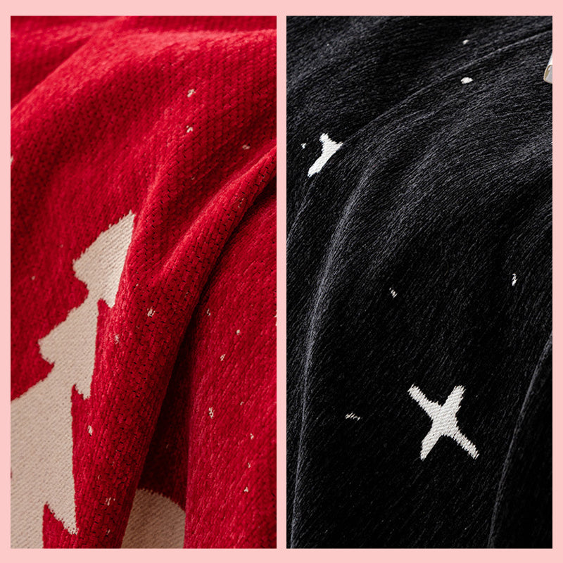 Christmas Chenille Sofa Slipcover