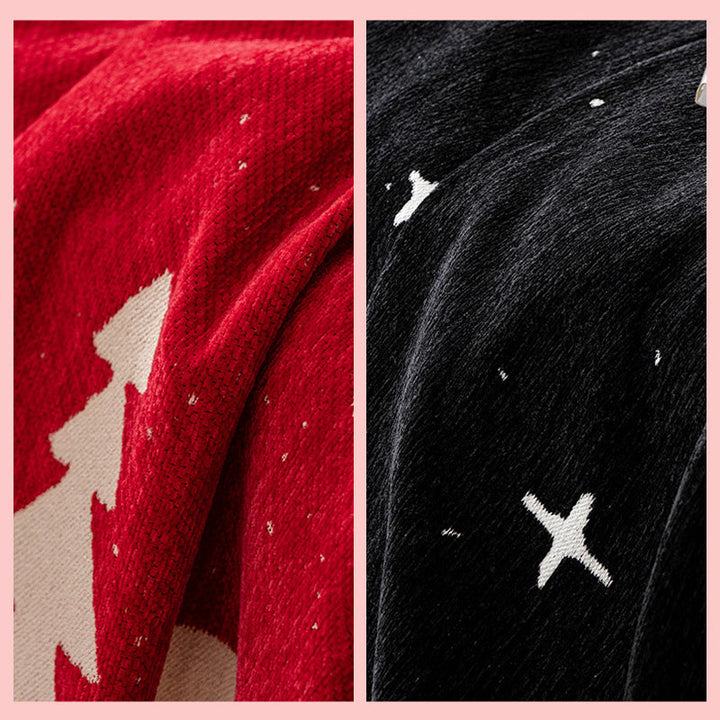 Christmas Chenille Sofa Slipcover