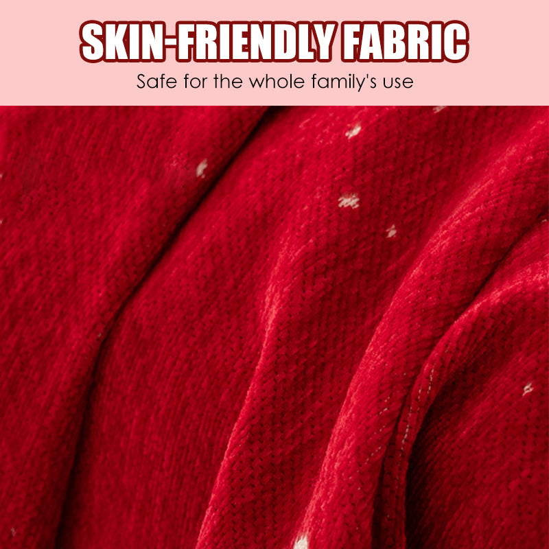 Christmas Chenille Sofa Slipcover