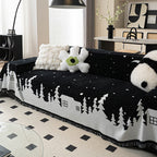 Christmas Chenille Sofa Slipcover