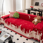 Christmas Chenille Sofa Slipcover