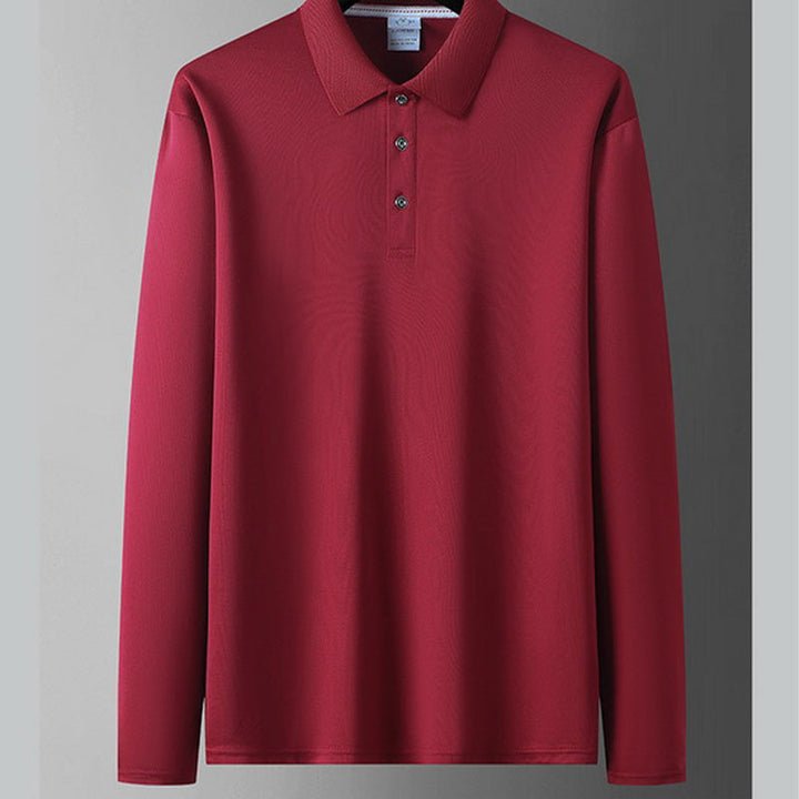 🔥 SISTA DAGEN-ERBJUDANDE - 50% RABATT 🔥 Herr enfärgad business-casual topp