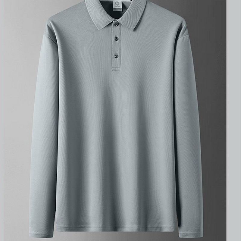 🔥 SISTA DAGEN-ERBJUDANDE - 50% RABATT 🔥 Herr enfärgad business-casual topp
