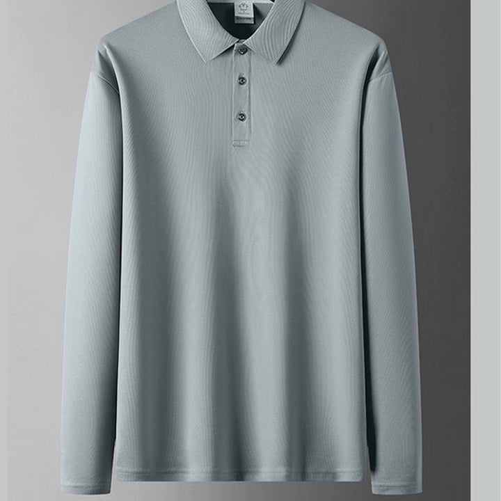 🔥 SISTA DAGEN-ERBJUDANDE - 50% RABATT 🔥 Herr enfärgad business-casual topp