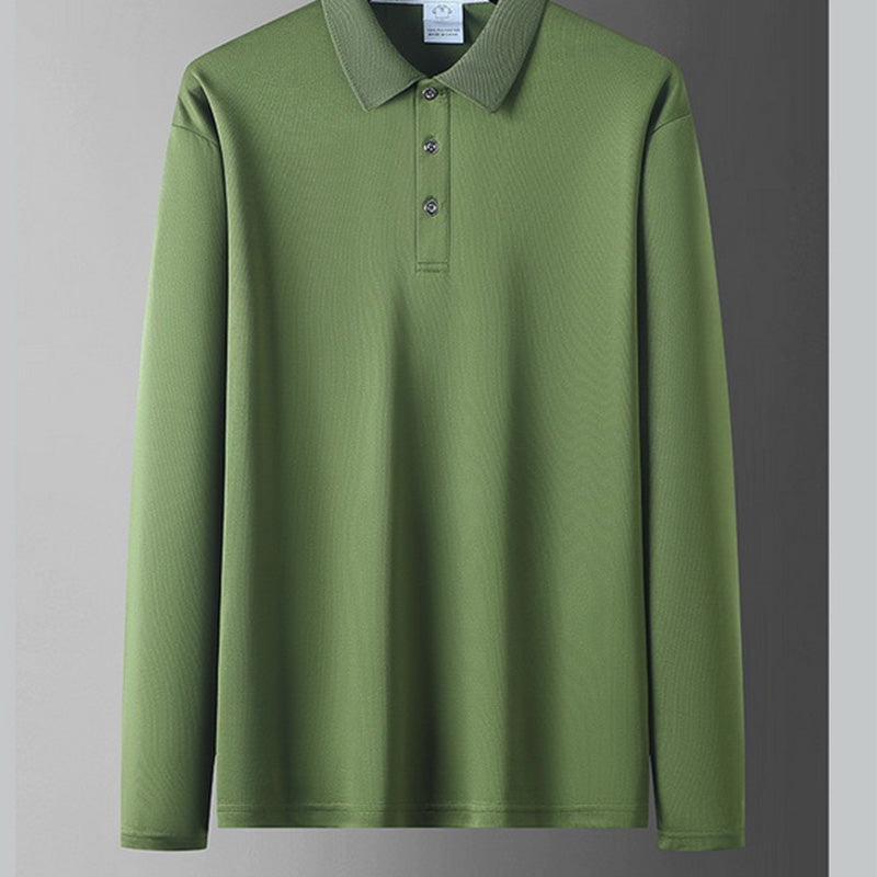 🔥 SISTA DAGEN-ERBJUDANDE - 50% RABATT 🔥 Herr enfärgad business-casual topp
