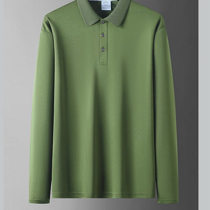 🔥 SISTA DAGEN-ERBJUDANDE - 50% RABATT 🔥 Herr enfärgad business-casual topp