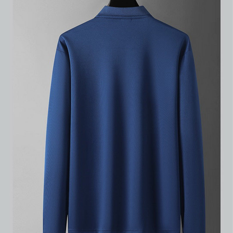 🔥 SISTA DAGEN-ERBJUDANDE - 50% RABATT 🔥 Herr enfärgad business-casual topp