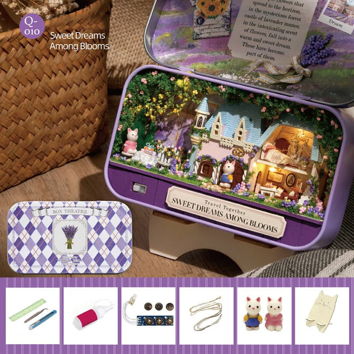 🎅Tidig julrea - 50% RABATT🎁Box Theater dockhus DIY-kit