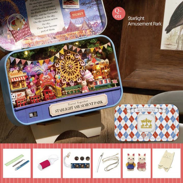 🎅Tidig julrea - 50% RABATT🎁Box Theater dockhus DIY-kit