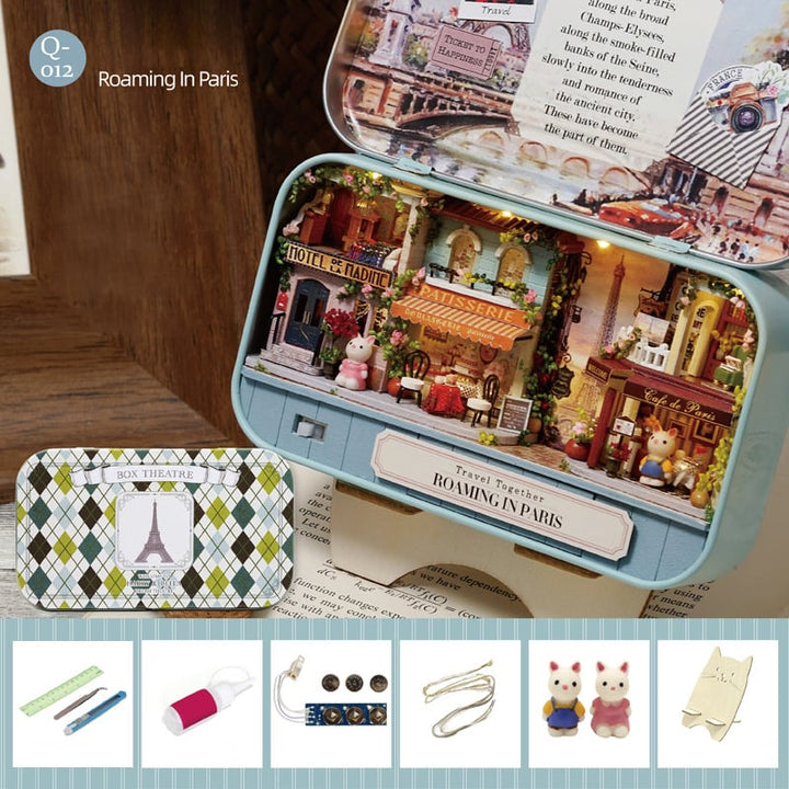 🎅Tidig julrea - 50% RABATT🎁Box Theater dockhus DIY-kit