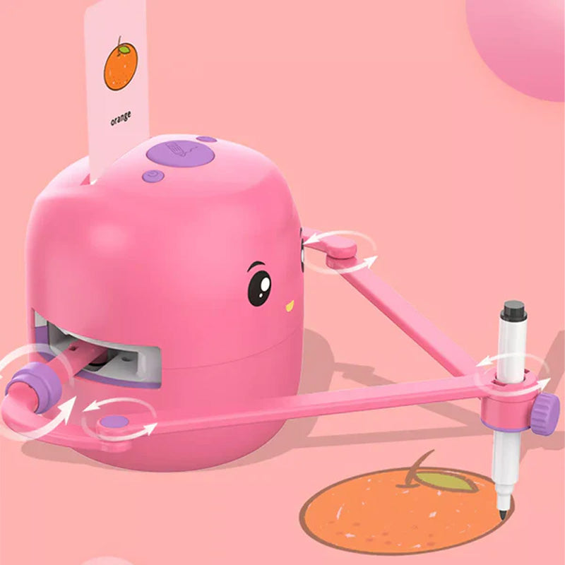 Interactive Drawing Robot for Kids with 100 Cards