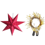 3D Christmas Hanging Star Lantern with Lights