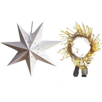 3D Christmas Hanging Star Lantern with Lights