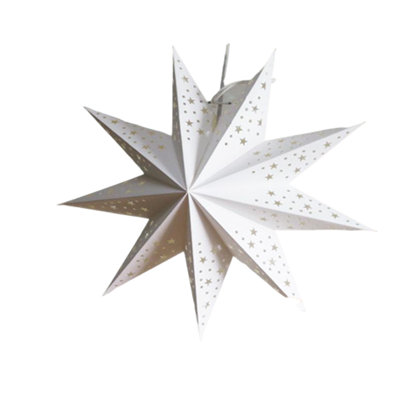 3D Christmas Hanging Star Lantern with Lights