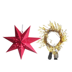 3D Christmas Hanging Star Lantern with Lights