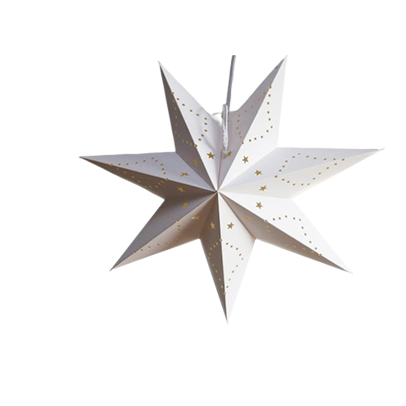 3D Christmas Hanging Star Lantern with Lights