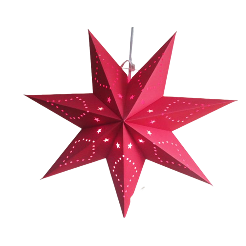 3D Christmas Hanging Star Lantern with Lights