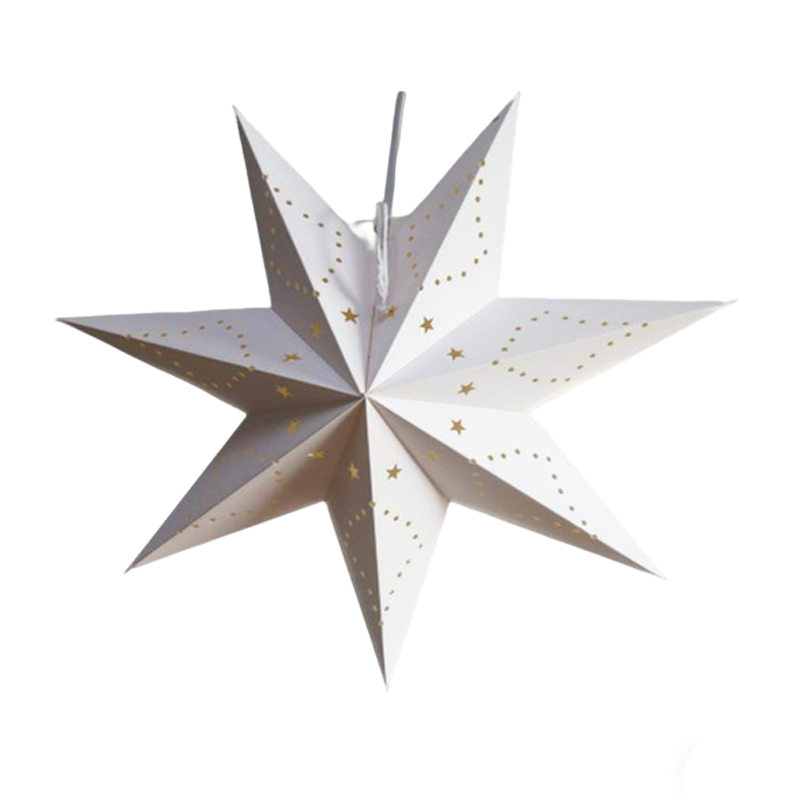 3D Christmas Hanging Star Lantern with Lights