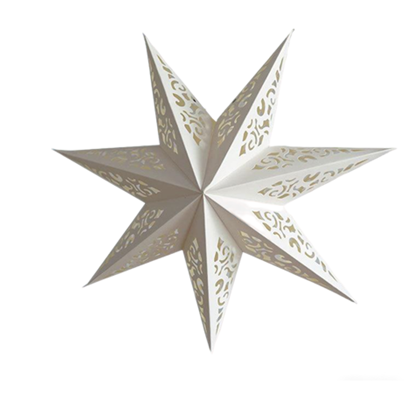 3D Christmas Hanging Star Lantern with Lights