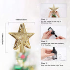 Christmas Tree Star & Snowflake Projection Light