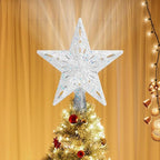Christmas Tree Star & Snowflake Projection Light