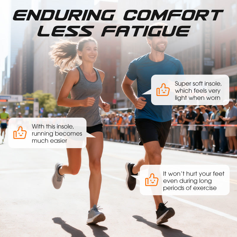 👟 Sports Shock-Absorbing Insoles with Arch Support – All-Day Comfort &amp; Impact Protection 🏃‍♂️⚡