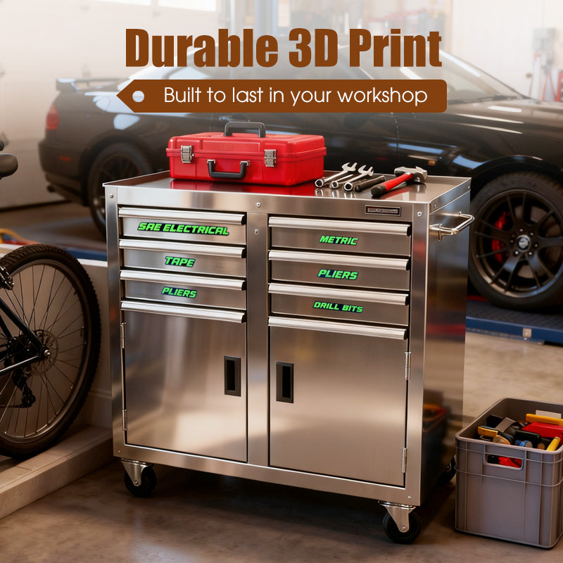 📢📢50% OFF !!⏰⏰3D Printed Magnetic Toolbox Drawer Labels