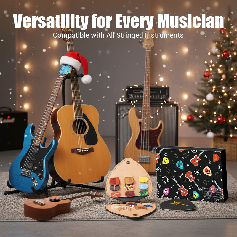 🎁Julegave 50 % RABATT🎸Gitarplekter Adventskalender 2025