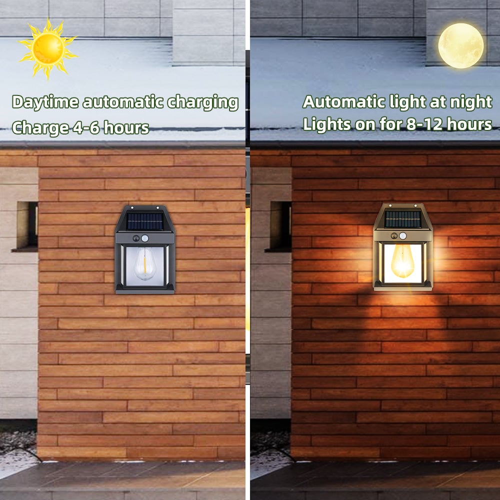 🎁Buy 2 Get 1 Free⏳Motion Sensor Solar Tungsten Wall Light