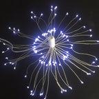 Christmas Firework LED Copper Wire String Lights