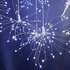 Christmas Firework LED Copper Wire String Lights