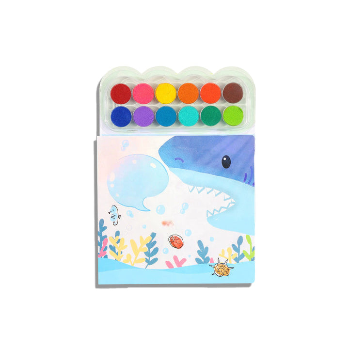 Fingermålningsbok &amp; Paintset för barn