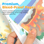 Finger Painting Book & Paint Set for Kids