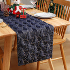 Soft Plush Christmas Tree Table Runner