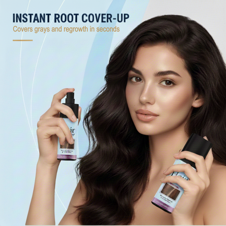 💇‍♀️ BUY 1 GET 1 FREE! ✨ Temporary Root Touch-Up Color Spray – Instant Gray Coverage, Washable &amp; Easy Application 🌸