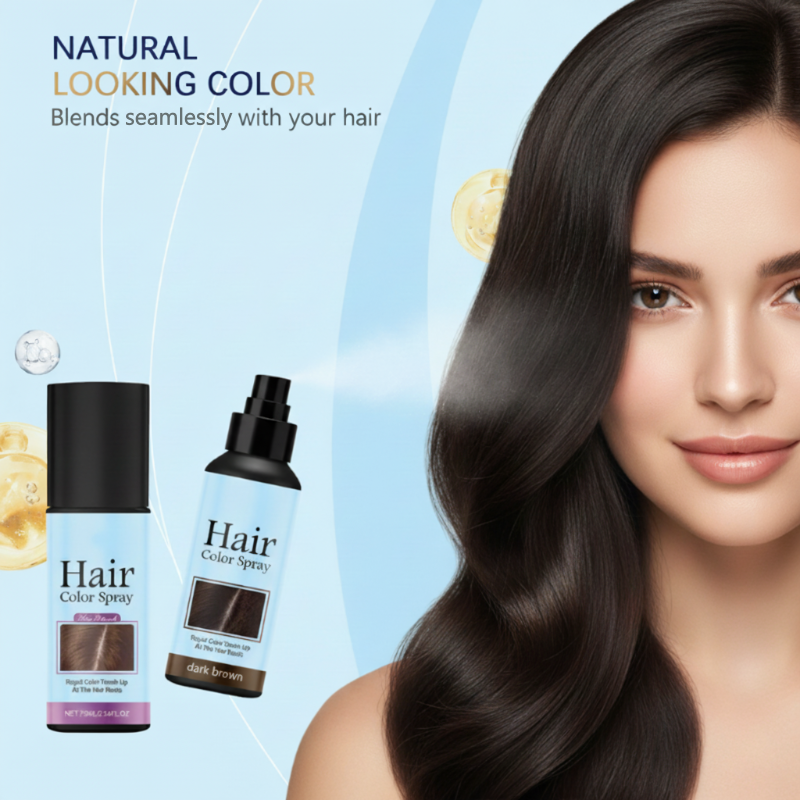 💇‍♀️ BUY 1 GET 1 FREE! ✨ Temporary Root Touch-Up Color Spray – Instant Gray Coverage, Washable &amp; Easy Application 🌸