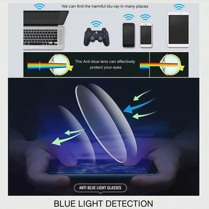 Say goodbye to eye strain—premium blue light blocking reading glasses for all-day comfort! ✨