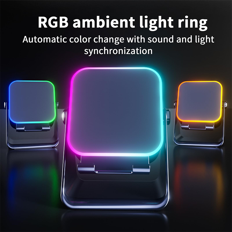 💎 50% OFF 5-IN-1 WIRELESS SPEAKER STAND! 💎 Induction Audio, Phone Holder &amp; Ambient Light