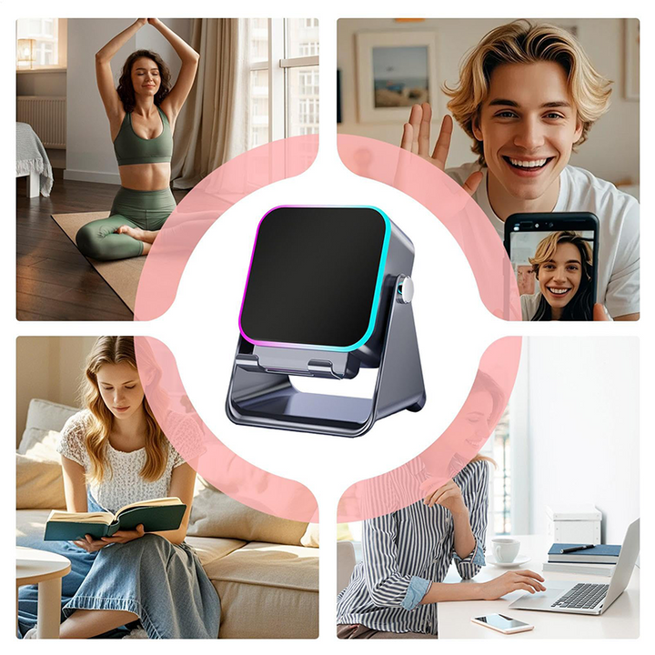 💎 50% OFF 5-IN-1 WIRELESS SPEAKER STAND! 💎 Induction Audio, Phone Holder &amp; Ambient Light