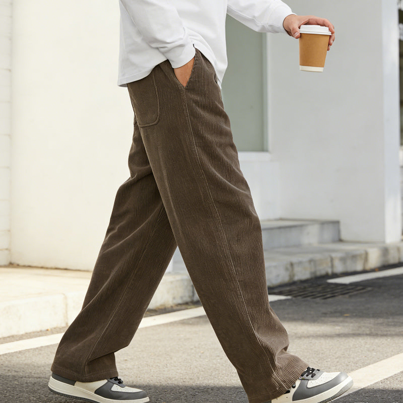 🔥¡Gran oferta! 50% de descuento.🔥Pantalones holgados para hombre con cordón ajustable y bolsillos.