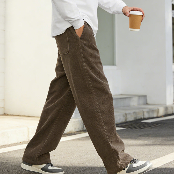 🔥¡Gran oferta! 50% de descuento.🔥Pantalones holgados para hombre con cordón ajustable y bolsillos.