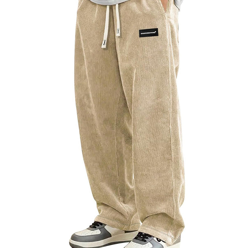 🔥¡Gran oferta! 50% de descuento.🔥Pantalones holgados para hombre con cordón ajustable y bolsillos.