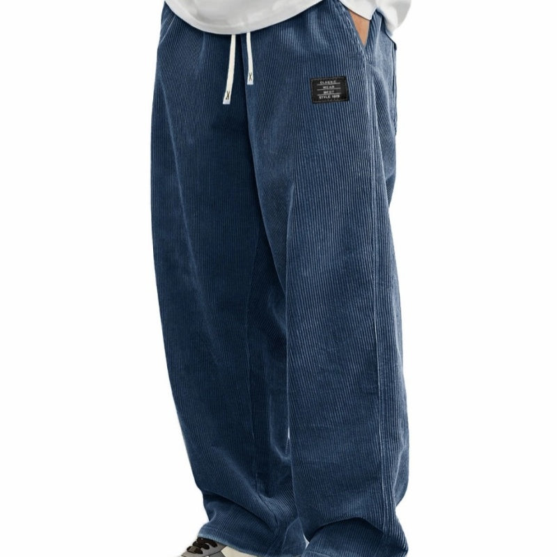 🔥¡Gran oferta! 50% de descuento.🔥Pantalones holgados para hombre con cordón ajustable y bolsillos.