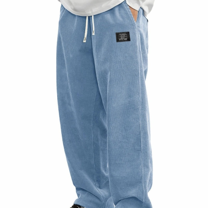 🔥¡Gran oferta! 50% de descuento.🔥Pantalones holgados para hombre con cordón ajustable y bolsillos.