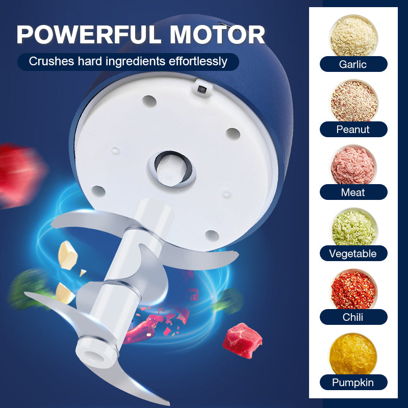 💎50% OFF! 💎 Powerful Large-Capacity Electric Food Chopper – Robust Motor, Smart Design &amp; Stainless Steel Blades