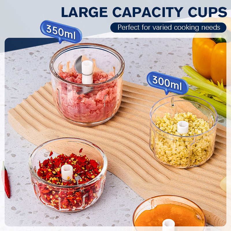💎50% OFF! 💎 Powerful Large-Capacity Electric Food Chopper – Robust Motor, Smart Design &amp; Stainless Steel Blades